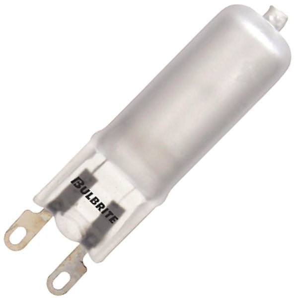 654160 - T4 Frosted Halogen Bi-Pin Light Bulb - 60 Watt - 5 Pack