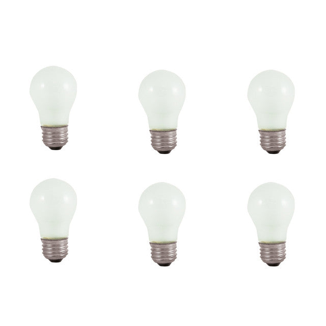 104040 - Frosted A15 Incandescent Appliance Light Bulb - 40 Watt - 20 Pack