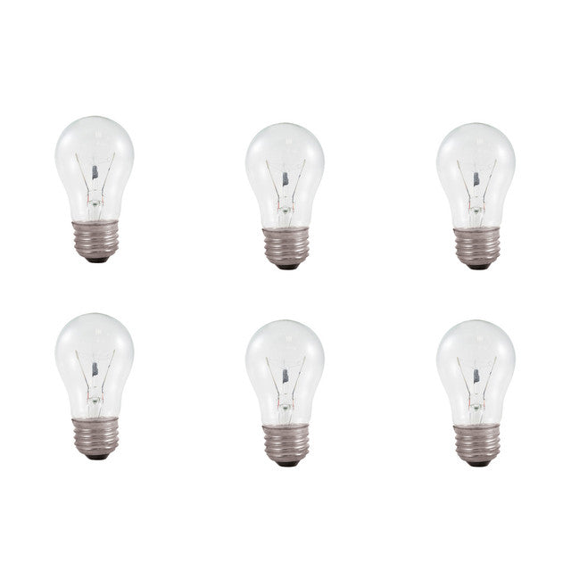 104140 - Clear A15 Incandescent Appliance Light Bulb - 40 Watt - 20 Pack