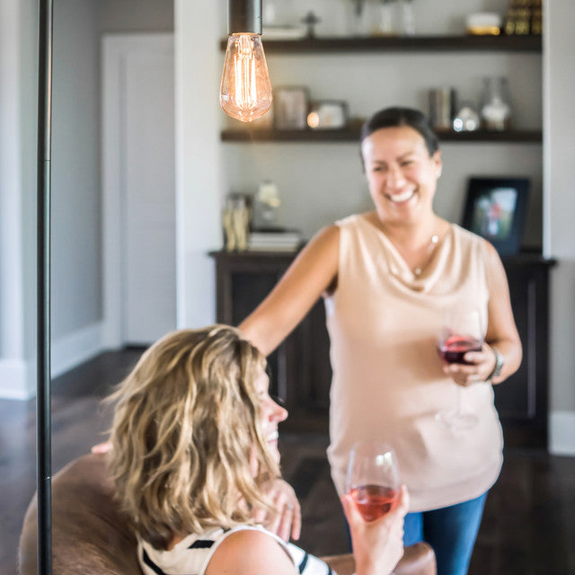 776801 - Filaments Dimmable ST18 LED Light Bulb - 5 Watt - 2200K - 2 Pack