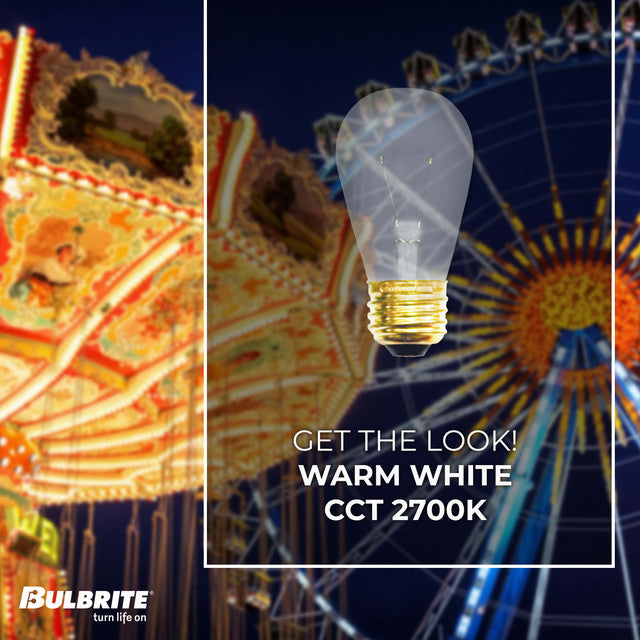 701111 - Indicator, Sign & Night Light S14 Light Bulb - 11 Watt - 25 Pack