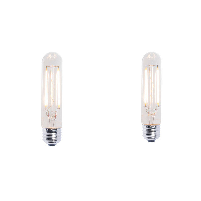 776853 - Filaments Dimmable Tubular T9 LED Light Bulb - 3 Watt - 2700K - 2 Pack