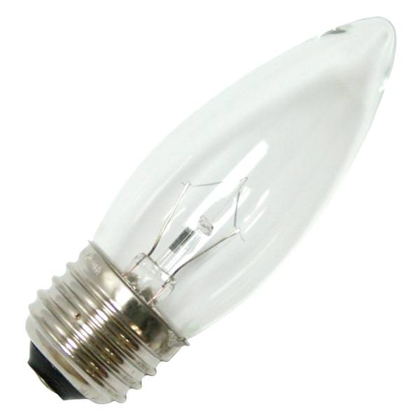 460540 - Krypton Torpedo B10 Medium Base Light Bulb - 40 Watt - 20 Pack