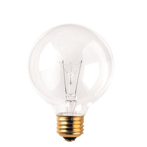 331040 - Globe G25 Clear Medium Base Light Bulb - 40 Watt - 24 Pack