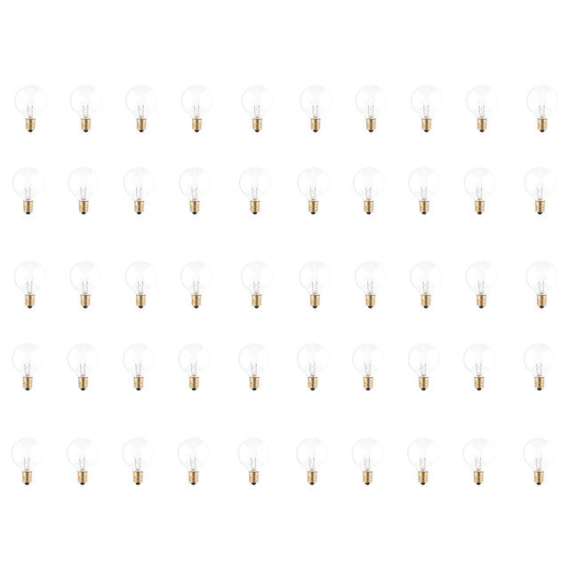 301040 - Globe G12 Candelabra Bulb - 40 Watt - 50 Pack