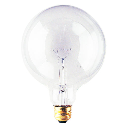 351100 - Globe G40 Clear Medium Base Light Bulb - 100 Watt - 12 Pack