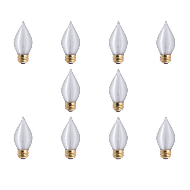 431060 - Spunlite Satin Medium Base Light Bulb - 60 Watt - 10 Pack