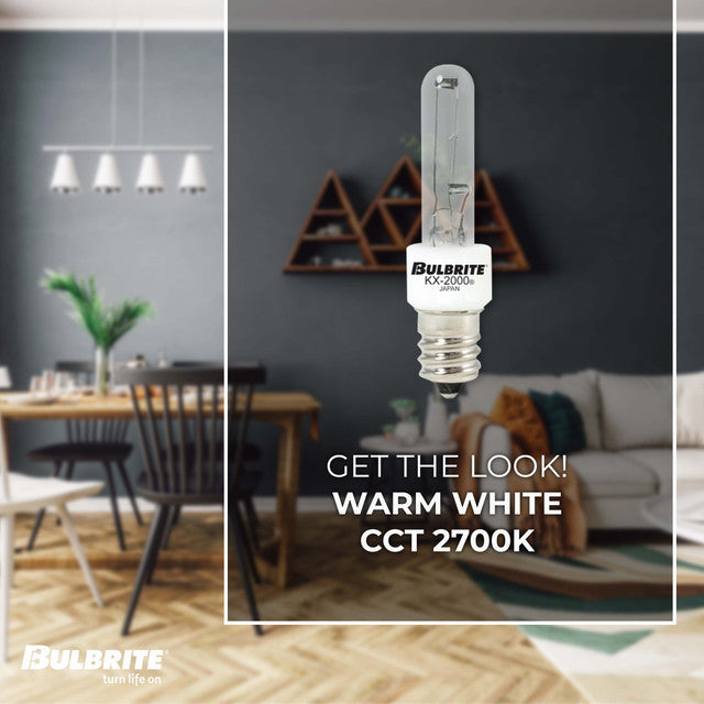 473060 - Krypton KX- 2000 Clear T3 Candelabra Bulb - 60 Watt - 2 Pack