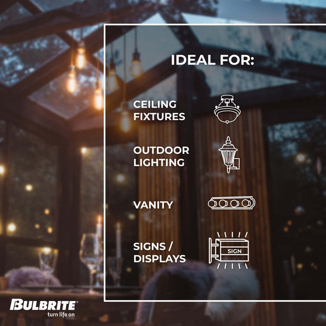 342040 - Nostalgic Globe G30 Light Bulb - 40 Watt - 4 Pack