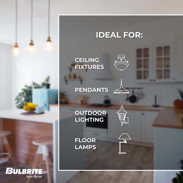 776511 - Filaments Curved T14 LED Light Bulb - 4 Watt - 2200K - 2 Pack