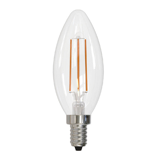 776855 - Filaments Dimmable B11 LED Light Bulb - 2.5 Watt - 2700K - 4 Pack