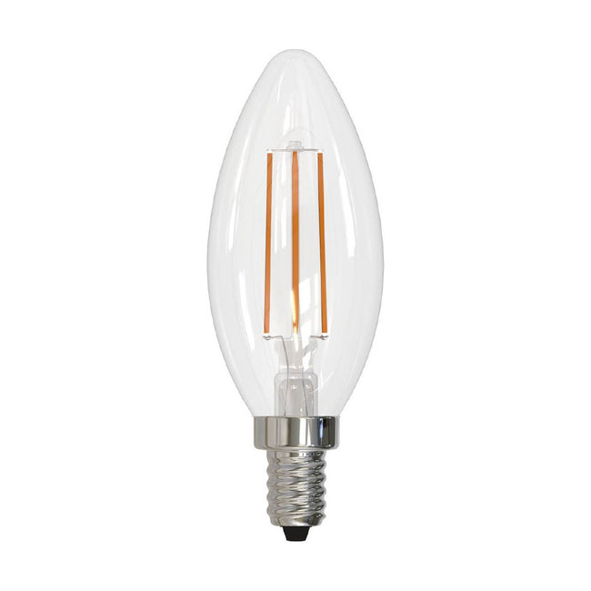 776763 - Filaments Dimmable B11 LED Light Bulb - 4.5 Watt - 3000K - 4 Pack