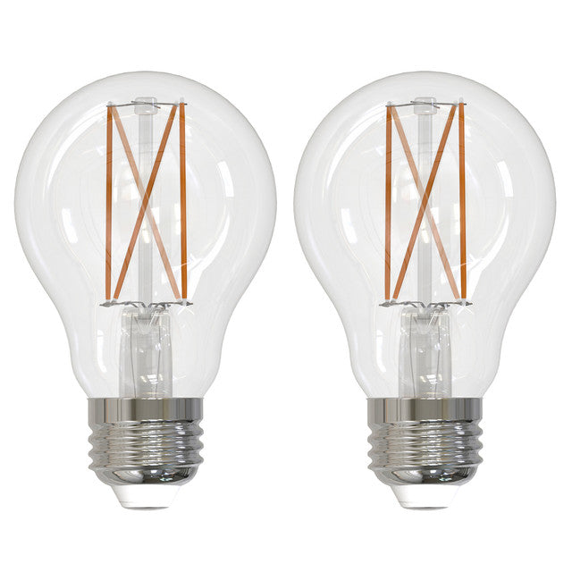 776768 - Filaments Dimmable A19 LED Light Bulb - 8.5 Watt - 3000K - 2 Pack
