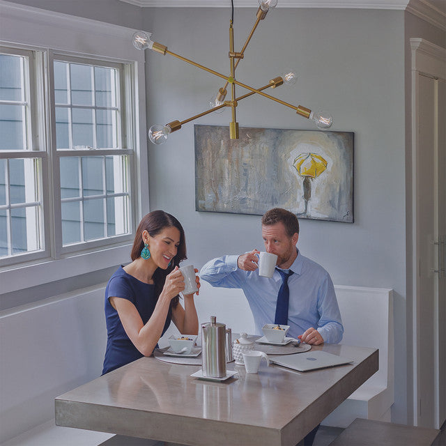 776870 - Filaments Half Mirror G25 LED Light Bulb - 5 Watt - 2700K - 2 Pack