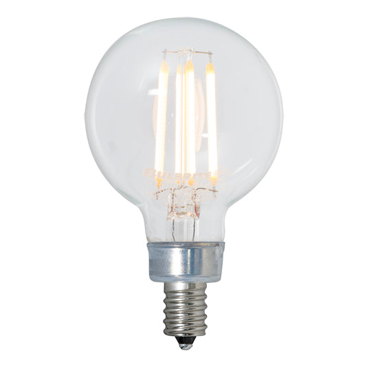 776873 - Filaments Dimmable G16 LED Light Bulb - 4.5 Watt - 2700K - 3 Pack