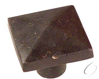 Sandcast Bronze Square Cabinet Knob