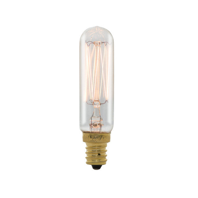 132507 - Nostalgic Thread Candelabra T6 Light Bulb - 25 Watt - 4 Pack