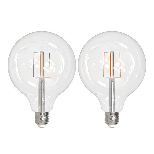 776878 - Filaments Dimmable G40 LED Light Bulb - 8.5 Watt - 2700K - 2 Pack