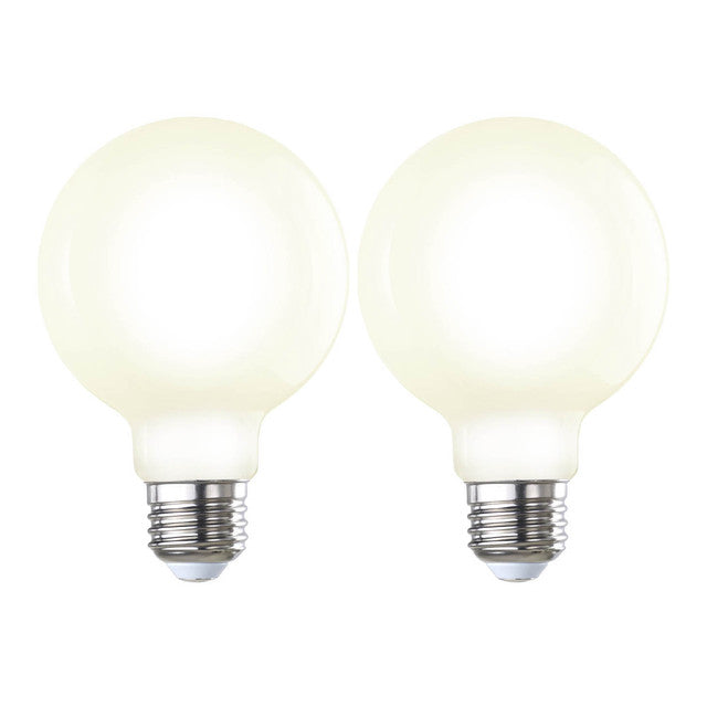 776611 - Filaments Dimmable G25 LED Light Bulb - 7 Watt - 2700K - 2 Pack