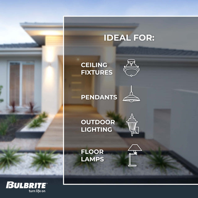 776814 - Filaments Dimmable A19 LED Light Bulb - 9 Watt - 3000K - 2 Pack