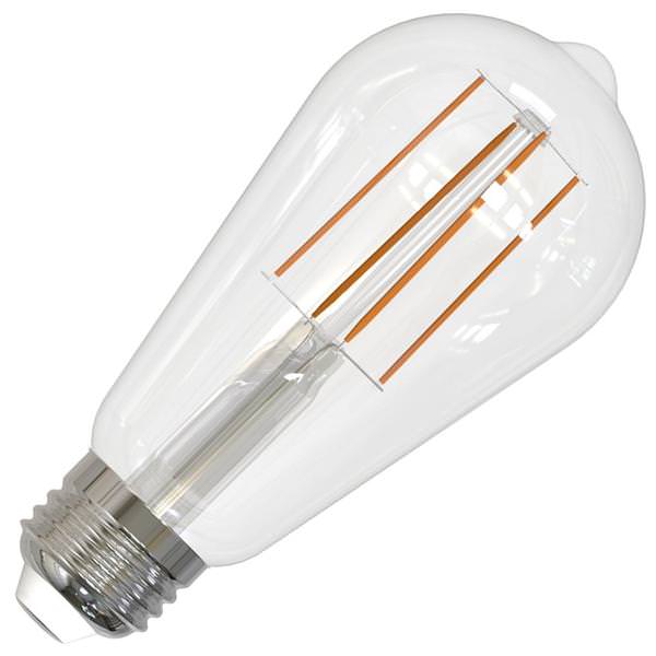 776692 - Edison Style Filaments Dimmable ST18 LED Light Bulb - 7 Watt - 2700K - 8 Pack