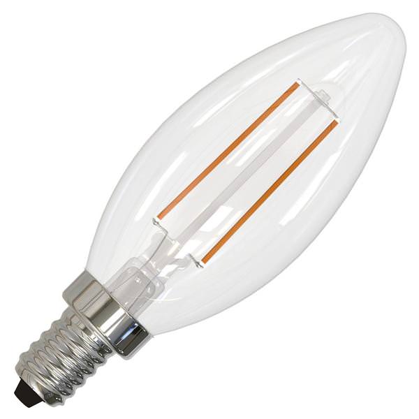 776691 - Filaments Dimmable B11 LED Light Bulb - 4 Watt - 3000K - 8 Pack