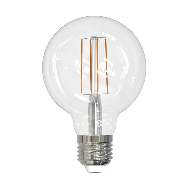 776694 - Filaments Dimmable G25 LED Light Bulb - 7 Watt - 2700K - 8 Pack