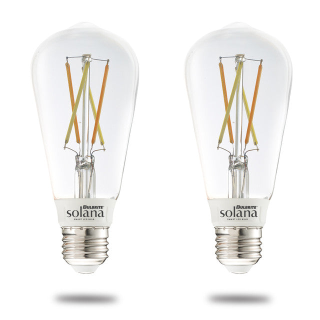 291120 - Wi-Fi Smart Tunable White ST18 LED Light Bulb - 5.5 Watt - 2200K-6500K - 2 Pack
