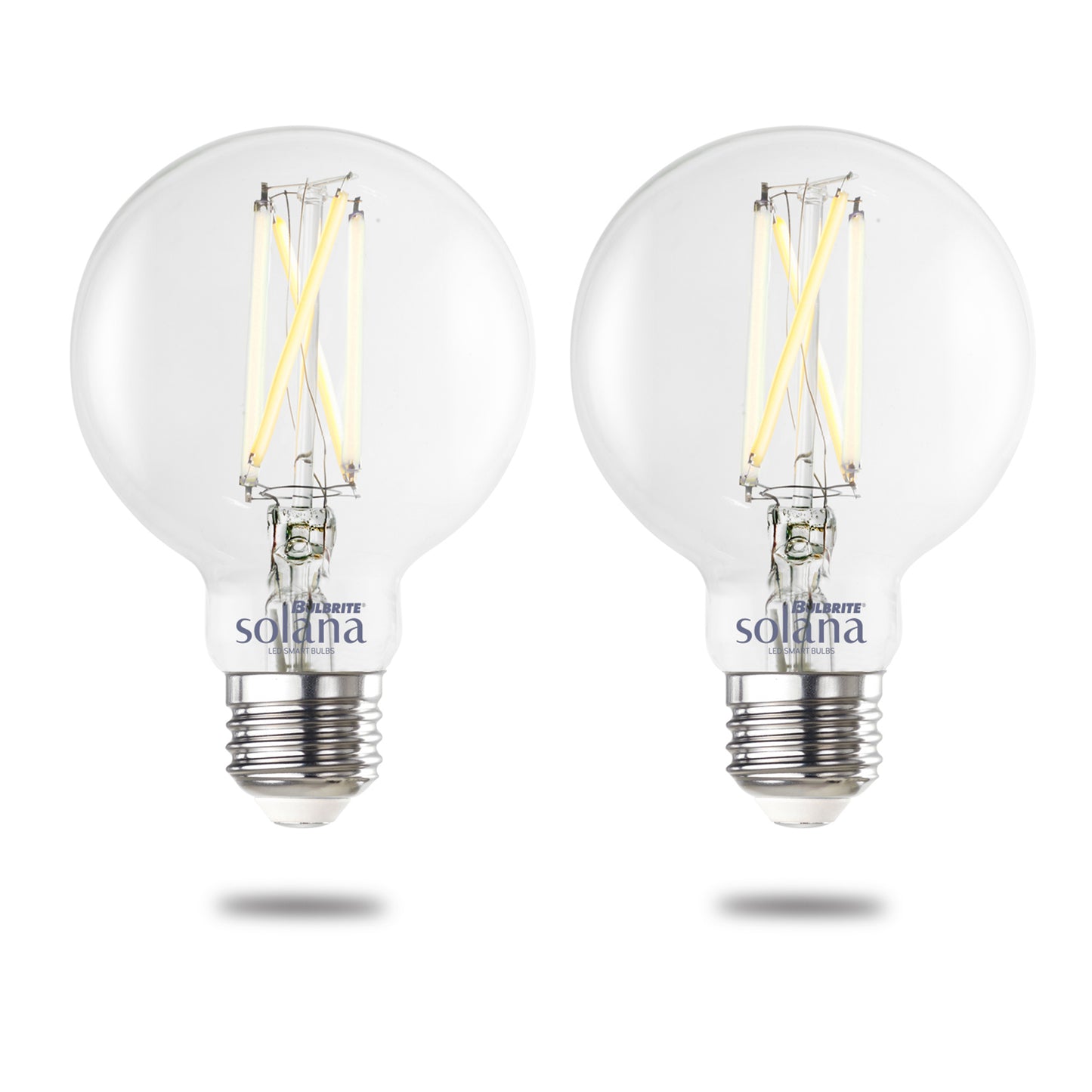 293125 - Wi-Fi Smart Tunable White G25 LED Light Bulb - 8 Watt - 2200K-6500K - 2 Pack