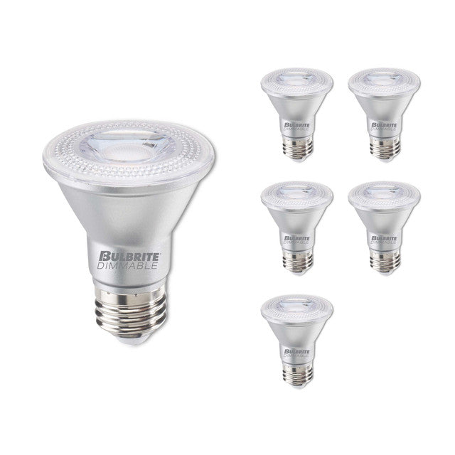 772755 - Dimmable Wet Rated PAR20 LED Narrow Flood Light Bulb - 7 Watt - 3000K - 6 Pack