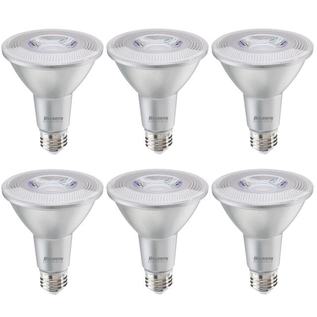 772780 - Dimmable Wet Rated PAR30LN LED Flood Light Bulb - 10 Watt - 3000K - 6 Pack