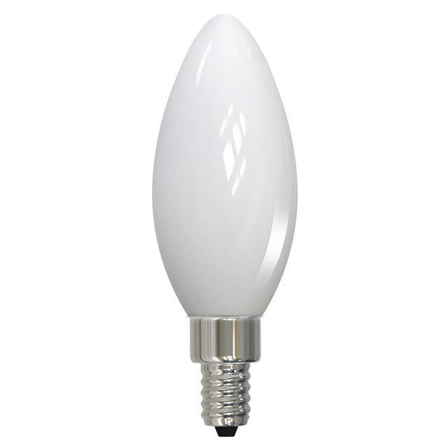776887 - Filaments Dimmable B11 Milky LED Light Bulb - 5 Watt - 2700K - 4 Pack