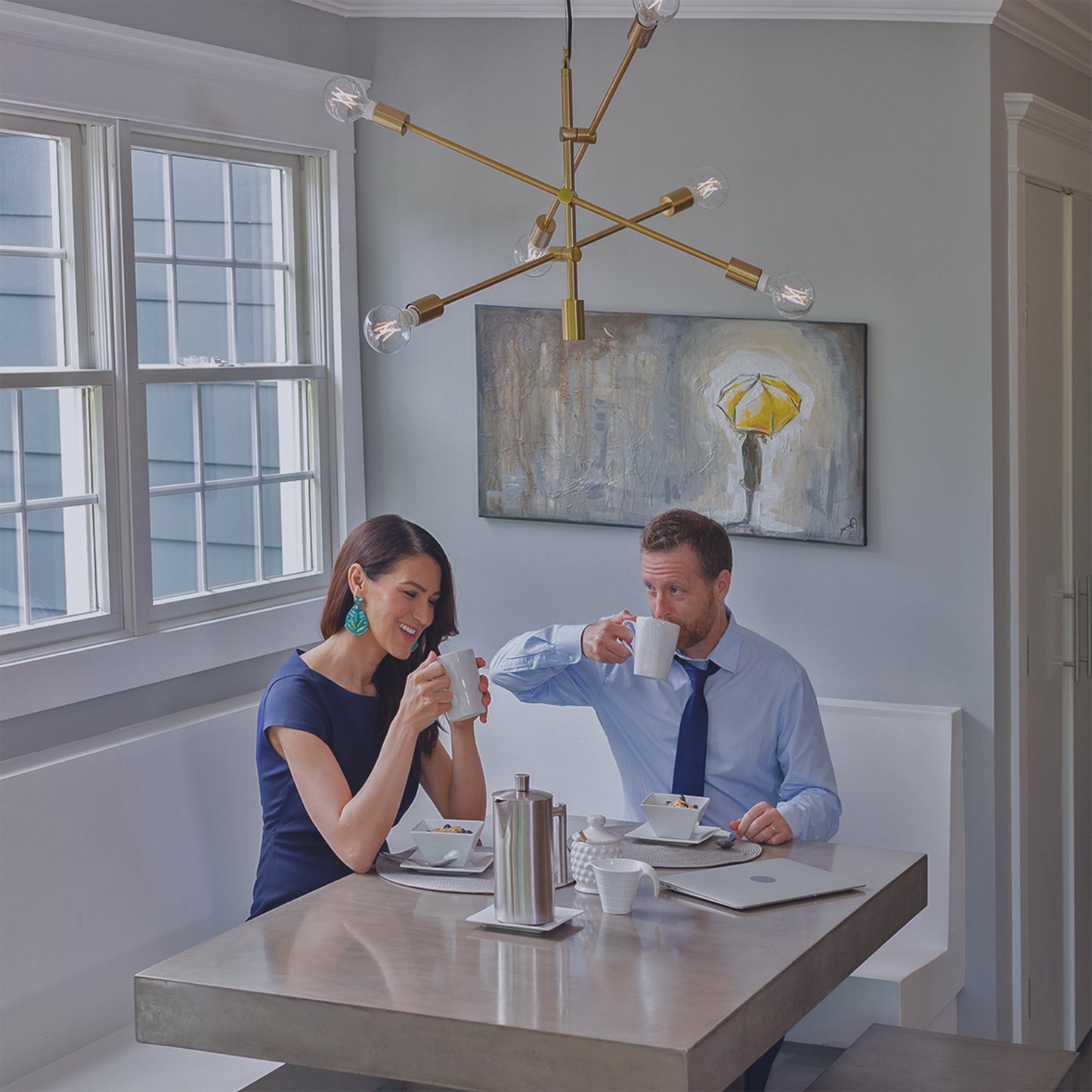 776890 - Filaments Dimmable G25 LED Light Bulb - 8.5 Watt - 3000K - 2 Pack