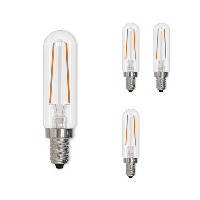 776891 - Filaments Dimmable T6 LED Candelabra Light Bulb - 2.5 Watt - 3000K - 4 Pack