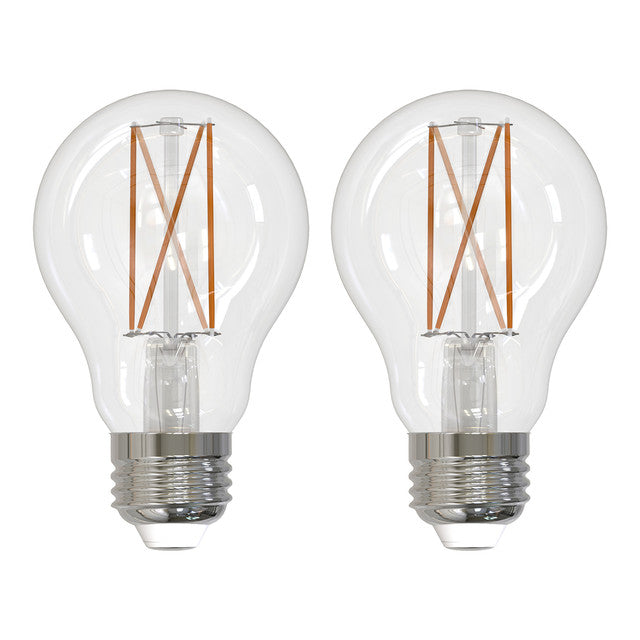 776768 - Filaments Supports A19 LED Light Bulb - 8.5 Watt - 3000K - 2 Pack