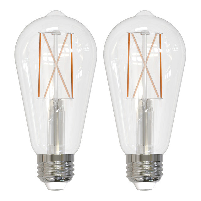 776769 - Filaments Supports ST18 LED Light Bulb - 8.5 Watt - 3000K - 2 Pack