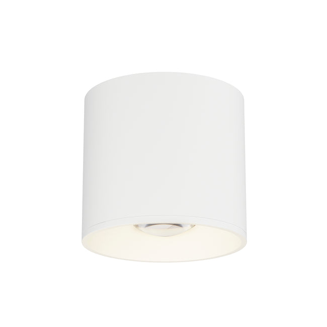 86212WT - Stout 4.75" Semi Flush Mount Ceiling Light - White