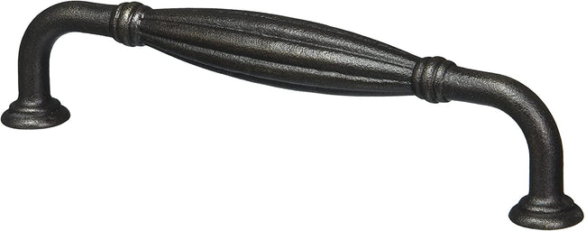 86221MB Fluted Fixed Cabinet Pull 6" Center To Center Medium Bronze Finish