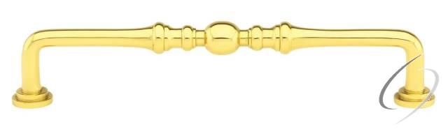 86248US3 Spindle Cabinet Pull 6" Center To Center Lifetime Brass Finish