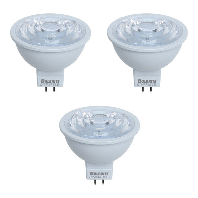771203 - Dimmable Enclosed MR16 LED Light Bulb - 7.5 Watt - 2700K - 3 Pack
