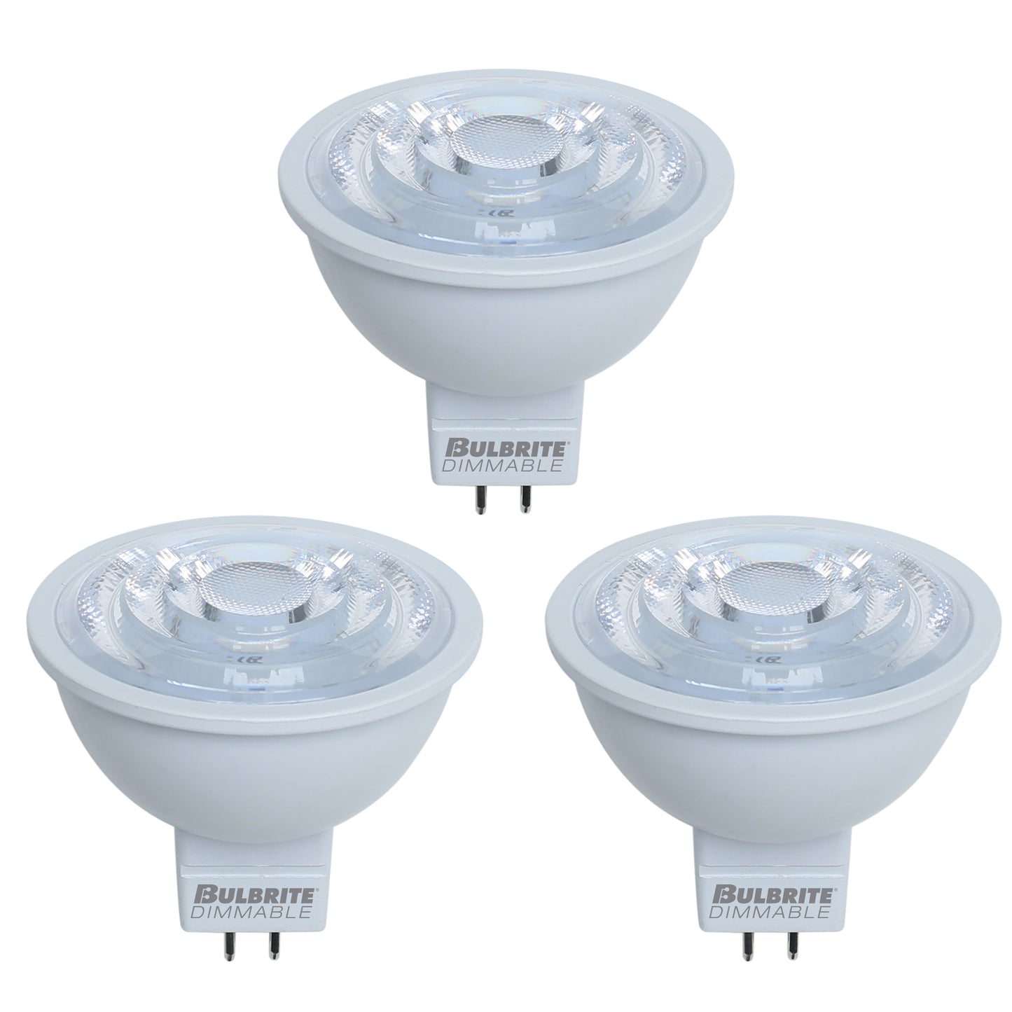 771207 - Dimmable Enclosed MR16 LED Light Bulb - 6.5 Watt - 2700K - 3 Pack