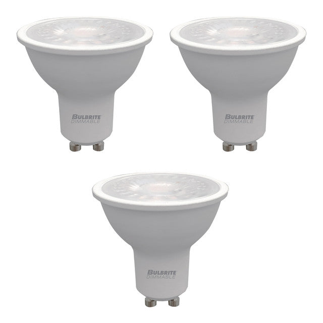 411007 - Dimmable Enclosed GU10 PAR16 LED Light Bulb - 5.5 Watt - 3000K - 3 Pack