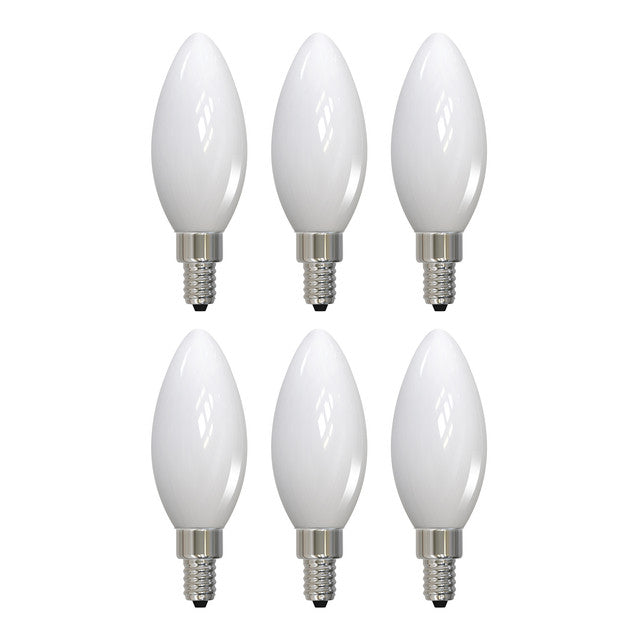 776773 - Filaments Dimmable B11 Milky LED Light Bulb - 4.5 Watt - 3000K - 4 Pack