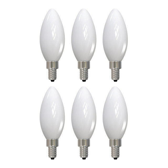 776773 - Filaments Dimmable B11 Milky LED Light Bulb - 4.5 Watt - 3000K - 4 Pack