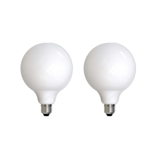 776899 - Filaments Dimmable G40 LED Light Bulb - 8.5 Watt - 3000K - 2 Pack