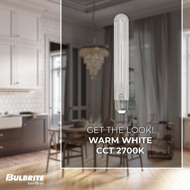 776714 - Filaments Dimmable Tubular T9 LED Light Bulb - 5 Watt - 2700K - 4 Pack