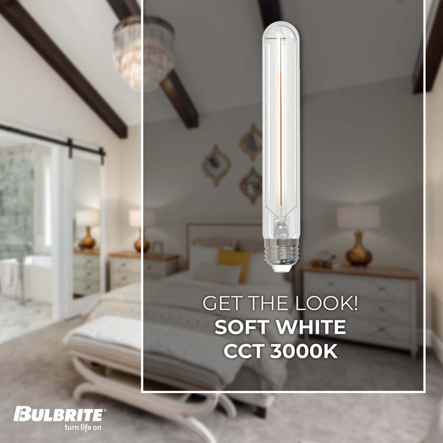 776715 - Filaments Dimmable Tubular T9 LED Light Bulb - 5 Watt - 3000K - 4 Pack