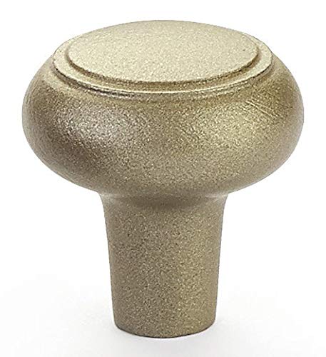 86339TWB Bronze Barn 1-1/4" Cabinet Knob Tumbled White Bronze Finish