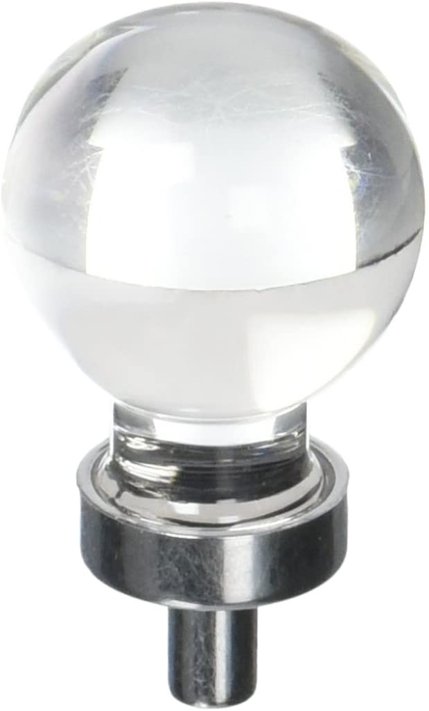 86394US26 Bristol 1" Cabinet Knob Bright Chrome Finish