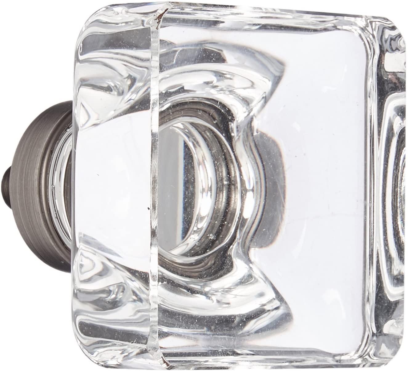 86404US15A Square 1-3/4" Cabinet Knob Antique Nickel Finish